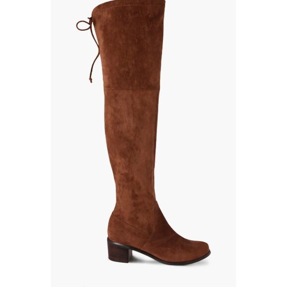 NEW Aqua Diva Women's Fresno Water Resistant Over the Knee Boot Size 7.5 Brown - Picture 2 of 7